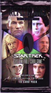 star trek 1e star trek 1e sealed product star trek 1e reflections pack