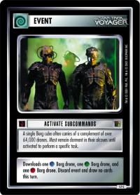 star trek 1e the borg activate subcommands