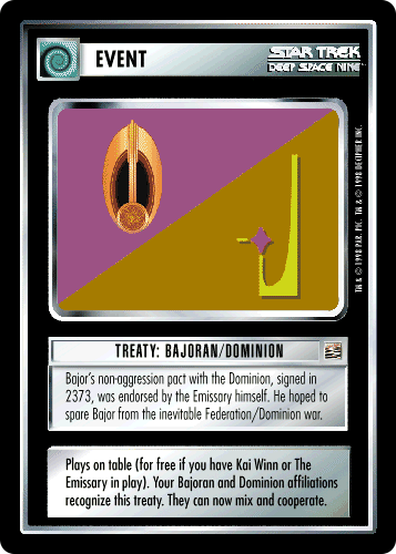 Treaty: Bajoran/Dominion