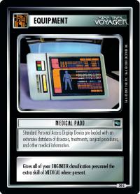 star trek 1e voyager medical padd