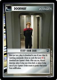 star trek 1e voyager ready room door