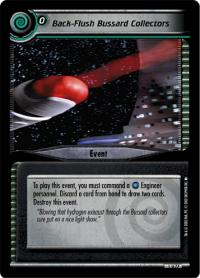 star trek 2e 2e premiere back flush bussard collectors