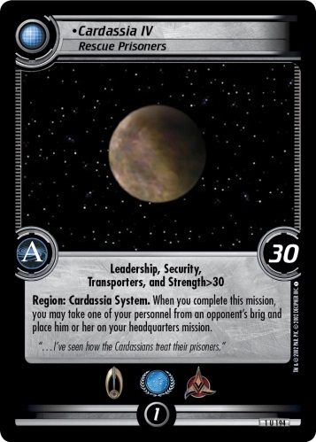 Cardassia IV, Rescue Prisoners