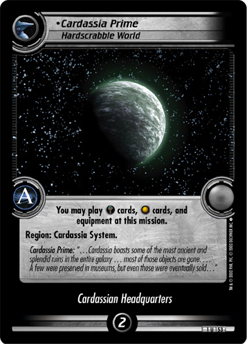 Cardassia Prime, Hardscrabble World