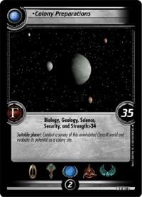 star trek 2e 2e premiere colony preparations