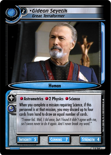 Gideon Seyetik, Great Terraformer