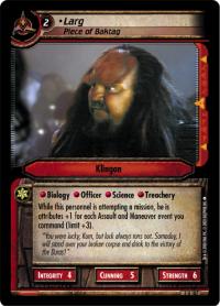 star trek 2e call to arms larg piece of baktag