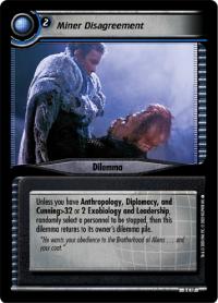 star trek 2e call to arms miner disagreement