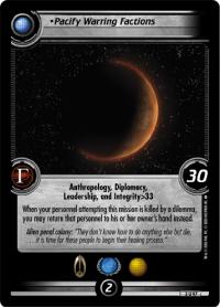 star trek 2e call to arms pacify warring factions