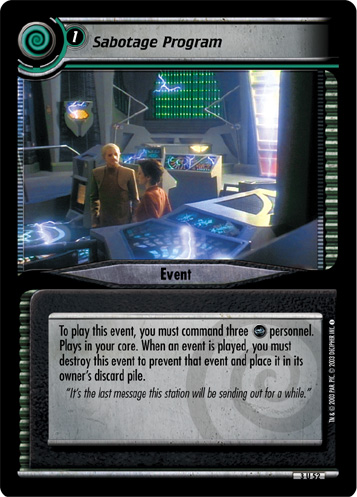 Sabotage Program