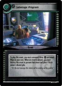 star trek 2e call to arms sabotage program