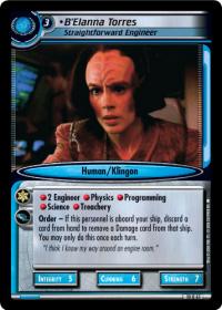 star trek 2e captains log b elanna torres straightforward engineer