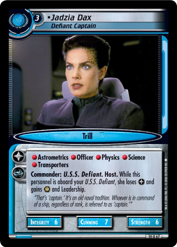 Jadzia Dax, Defiant Captain