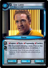 star trek 2e captains log joe carey next in line