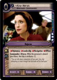 star trek 2e captains log kira nerys blockade commander