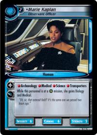 star trek 2e captains log marie kaplan observant officer