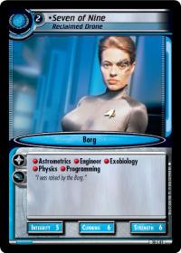 star trek 2e captains log seven of nine reclaimed drone