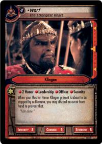 star trek 2e captains log worf the strongest heart