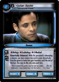 star trek 2e energize julian bashir unnatural freak