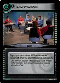 star trek 2e energize legal proceedings