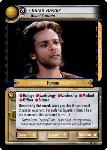 Julian Bashir, Rebel Captain