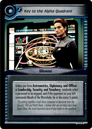 Key to the Alpha Quadrant