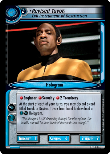 Revised Tuvok, Evil Instrument of Destruction