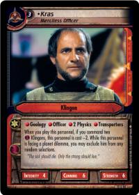 star trek 2e these are the voyages kras merciless officer