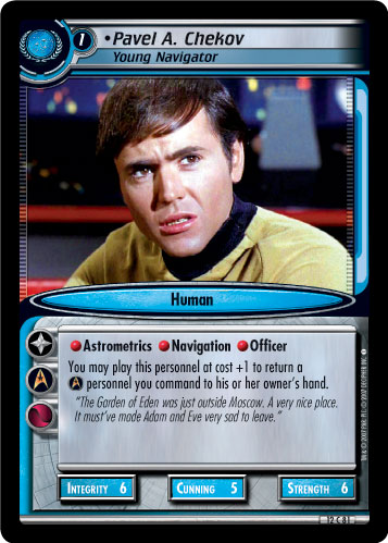 Pavel A. Chekov, Young Navigator