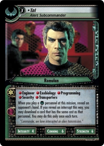 Tal, Alert Subcommander