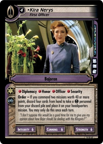 Kira Nerys, First Officer