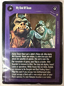 Jabba's Palace OTSD Card Set