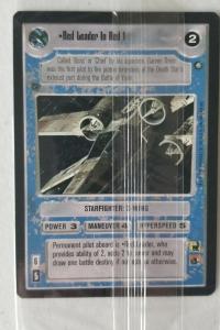 star wars ccg anthologies sealed deck premium red leader in red 1 sealed