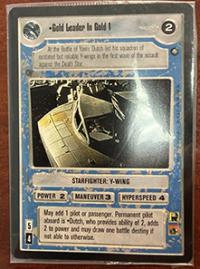 star wars ccg enhanced red leader gold leader sealed pack