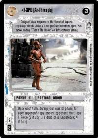 star wars ccg hoth limited r 3po corrected