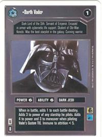 star wars ccg premiere unlimited darth vader wb