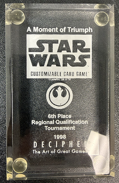 SWCCG Regional Tournament Award
