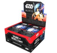 star wars unlimited sealed products spark of rebellion booster display