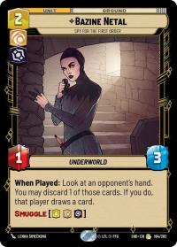 star wars unlimited shadows of the galaxy bazine netal spy for the first order