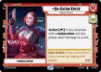 star wars unlimited shadows of the galaxy bo katan kryze princess in exile