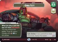 star wars unlimited shadows of the galaxy boba fett daimyo showcase