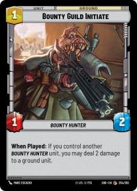star wars unlimited shadows of the galaxy bounty guild initiate