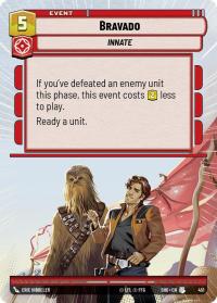 star wars unlimited shadows of the galaxy bravado hyperspace