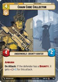 star wars unlimited shadows of the galaxy chain code collector hyperspace