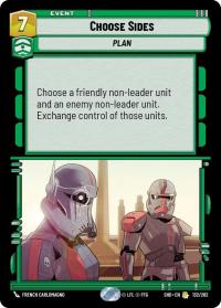 star wars unlimited shadows of the galaxy choose sides