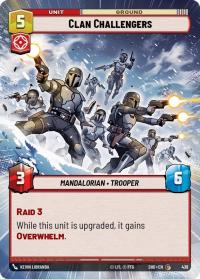 star wars unlimited shadows of the galaxy clan challengers hyperspace