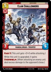 star wars unlimited shadows of the galaxy clan challengers