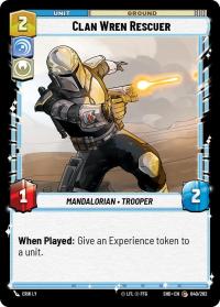 star wars unlimited shadows of the galaxy clan wren rescuer