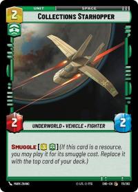 star wars unlimited shadows of the galaxy collections starhopper foil