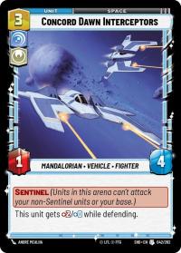 star wars unlimited shadows of the galaxy concord dawn interceptors